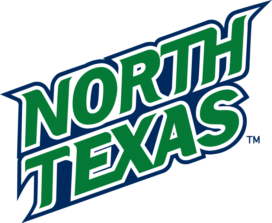 North Texas Mean Green 1995-2005 Wordmark Logo iron on transfers for T-shirts